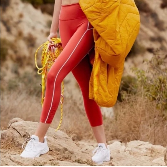 FP Movement You’re A Peach leggings Tango size M - Picture 6 of 16